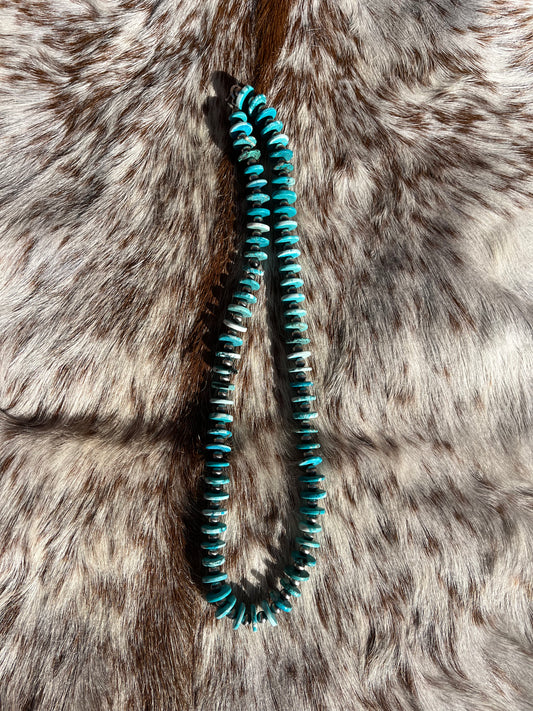 Turquoise Saucer and Navajo Pearl