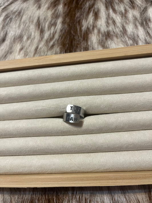 YEE HAW Wrapped Ring